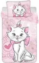 Disney Marie Aristocat vaikiškas antklodės užvalkalas 100–135 cm, 40–60 cm