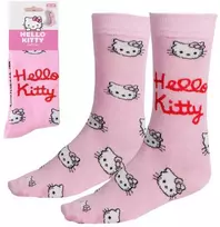 Hello Kitty Mini Head suaugusiųjų ilgos kojinės 36/43