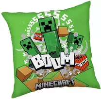 Minecraft Creeper Boom dekoratyvinė pagalvėlė 40*40 cm