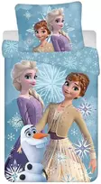 Disney „Ledo šalis“ baltos snaigės vaikiška patalynė 100–135 cm, 40–60 cm