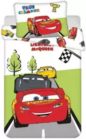 „Disney Cars Champion“ vaikiškos patalynės komplektas lopšiui 100–135 cm, 40–60 cm