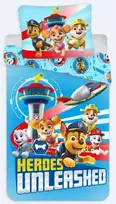 „Paw Patrol“ patalynės komplektas 140–200 cm, 70–90 cm mikropluošto