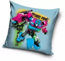 Transformers Optimus Prime aksominis pagalvėlės užvalkalas, 40x40 cm
