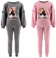 „Disney Frozen“ vaikiškas sportinis kostiumas su blizgučiais, 4-8 metų vaikams
