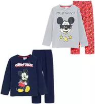 Disney Mickey Star vaikiška ilga pižama 3-8 metų vaikams