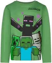 Minecraft vaikiški ilgomis rankovėmis marškinėliai, 9 metų vaikams