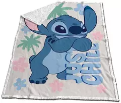 Disney Stitch coral sherpa blanket 130x170cm