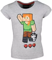 „Minecraft“ vaikiški trumpi marškinėliai, 5 metų vaikams