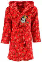 Disney Minnie raudonas girliandinis kalėdinis vaikiškas chalatas 6 metai / 116 cm