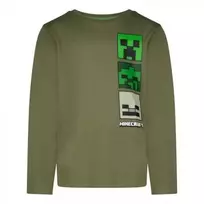 "Minecraft" vaikiški marškinėliai ilgomis rankovėmis
