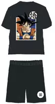 „Dragon Ball Saiyan Juodas“ vaikiška trumpa pižama 7 metai / 122 cm