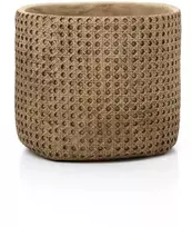 Bazaar Vazonas RattanRock 26x26x24 cm Natūralios spalvos, Betonas