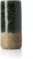 Bazaar Vaza, The Moss Cylinder, 18x18x38 cm, Žalia, Akmens keramika