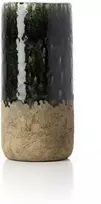 Bazaar Vaza The Moss Cylinder, 13.5x13.5x29.5 cm, žalia, akmens keramika