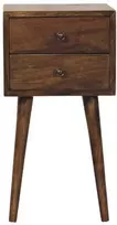 Artisan Furniture Nordic naktinis staliukas su 2 stalčiais
