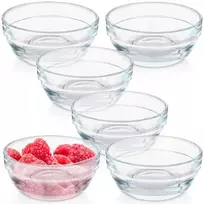 Stikliniai dubenėliai 80 ml, 6 vnt.