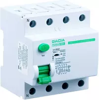 63A, 30mA, 4P diferencialinis automatinis jungiklis, A tipo GACIA PR8NM 4P 63A 30MA A