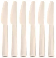 WMF Orion plastikiniai stalo peiliai Sandy 6 vnt. kreminiai