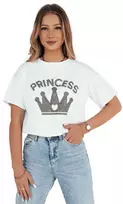 Moteriški balti marškinėliai Princess