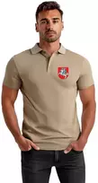 Vyriški rudi polo marškinėliai Herbas