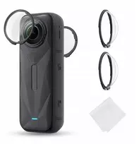 2x apsauginiai stikliniai objektyvo dangteliai, skirti „Insta360 X5“ grūdinto stiklo H9 K&f / Kf31.185