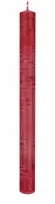 Donau Home Rustic Classic stalo žvakė, 22x250 mm, 4 vnt., raudona