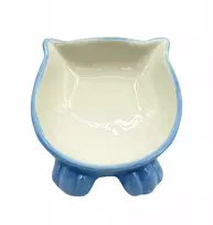 Aptel Mr. Pretzel Mėlyna dubenėlis katei 13cm