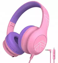 PowerLocus Ausinės su laidu PLED su laidu Kids Rožinė