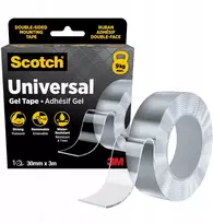 3M Scotch gelinė juosta dvipusė permatoma 30mmx3m