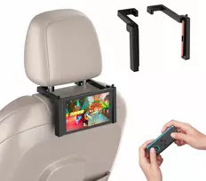 JYS Laikiklis Stovas Tvirtinimas prie automobilio galvos atramos Magnetas Nintendo Switch 2 / Ns2299-v3