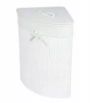 Springos ARCO kampinis skalbinių krepšys, bambukas, 60 l