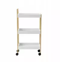 Costway ASEM siaura lentyna ant ratukų, 80 cm