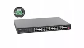 Šakotuvas „SFG128WP-BT PULSAR“ komutatorius „PoE“ su 6 prievadais, gigabito eternetas, 2x SFP, 4x PoE++
