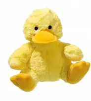 Karlie, Gaggi Duck, pliušinis žaislas šuniui, geltonas, ilgis 22 cm, plotis 11 cm