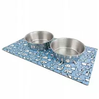 Barry King 2 dubenėlių rinkinys, šunims, nerūdijančio plieno, 2x950 ml, su magnetine matuokle