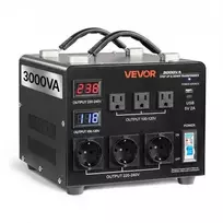 Vevor 3000VA automatinis transformatorius su LCD ekranu