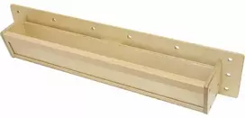 Medinė lentynos skaidri siena 80 cm - „MasterKidZDZ“ mokslinis ir patikimas skydelis
