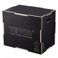 Vevor 3 in 1 pliometrinė šuolių dėžė medinė