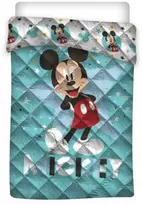 Disney Mikio pozos dygsniuota lovatiesė, antklodė 140x200cm