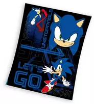 Sonic the Hedgehog Nesustabdomas koralų vilnos poliarinis pledas 130x170cm