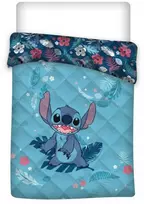 Disney Lilo ir Stitch Lapų dygsniuota lovatiesė, antklodė 140x200cm