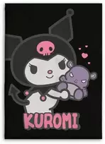 Sanrio Hello Kitty Kuromi Flannel blanket 110x150cm