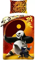 Patalynės komplektas MCU Kung Fu Panda kario patalynė 140 x 200 cm - 100 procentų medvilnė