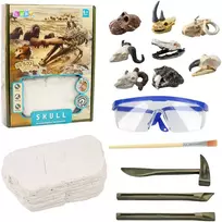 Lean Toys Archeologinių kasinėjimų rinkinys su kaukole