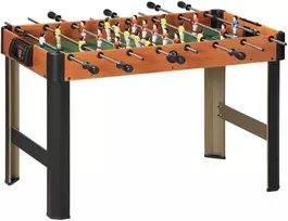 Aosom Stalo futbolo stalas 118x104x69 cm rudas, MDF, metalas