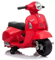 Elektrinis motoroleris vaikams Vespa GTS 300 Mini, raudonas