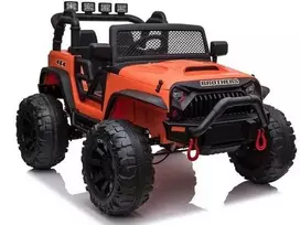 Elektromobilis vaikams Jeep JC666, oranžinis