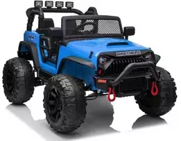 Elektromobilis vaikams Jeep JC666 Lakuotas, mėlynas
