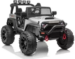 Elektromobilis vaikams Jeep JC666 Lakuotas, sidabrinis