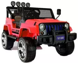Elektromobilis vaikams S2388 Jeep 4x45W, raudonas